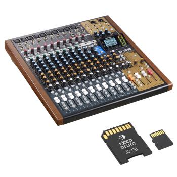 Tascam Model 16 Mischpult mit Speicherkarte 32GB