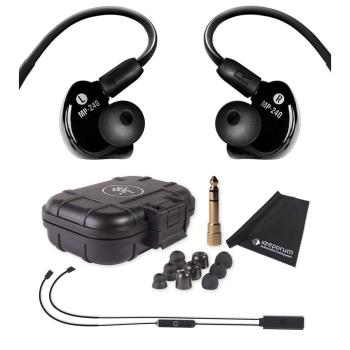 Mackie In-Ear Kopfhörer MP-240 mit Bluetooth-Adapter und Tuch