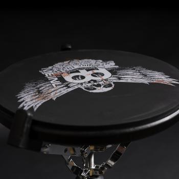 Meinl MPP-12-JB Practice Pad 12“ Jawbreaker mit Schlagzeugstöcken