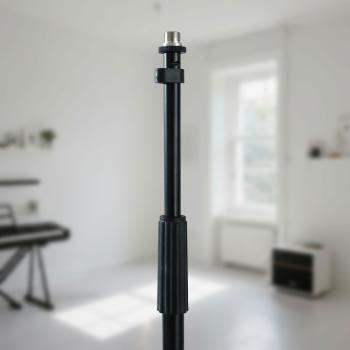 keepdrum Mikrofonständer MS015 gerade Bauweise mit rundem Sockel