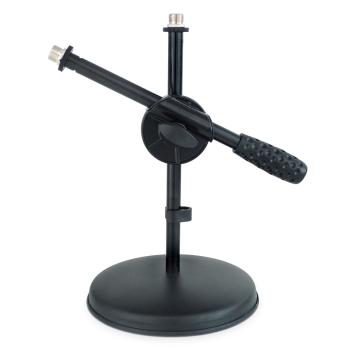 keepdrum Mikrofonständer MS031 Tischstativ mit Tablet-Halter