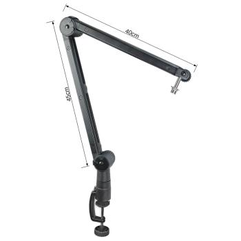 keepdrum Mikrofonarm MS075 Gelenkarm-Stativ