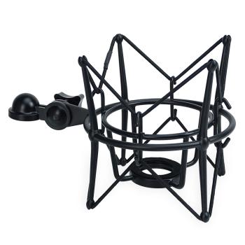 keepdrum Tischstativ MS032 mit Mikrofonspinne Schwarz