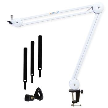 Rode NT1 Signature Purple Mikrofon Lila mit Gelenkarm Weiss