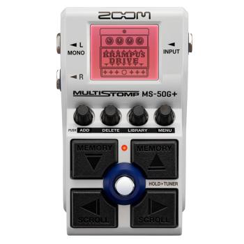 Zoom Effektgerät MS-50G+ MultiStomp Pedal mit Klinkenkabel