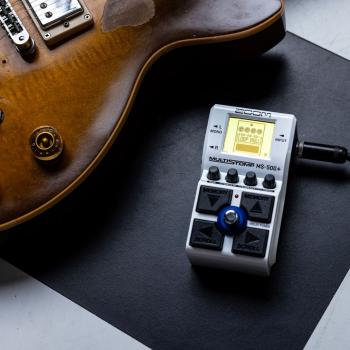 Zoom Effektgerät MS-50G+ MultiStomp Pedal mit Klinkenkabel