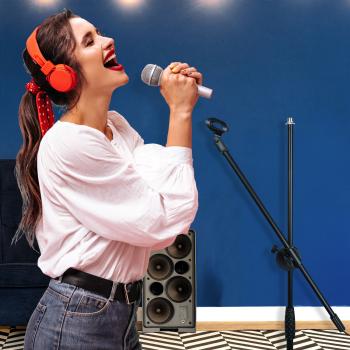 keepdrum MS096 Mikrofonständer mit MSA067 Mikrofonarm