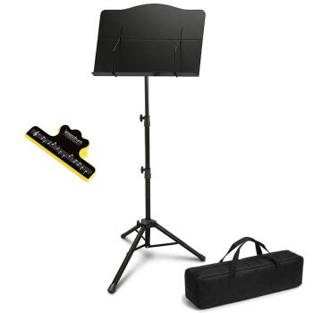 keepdrum Notenpult MUS024 mit Tasche und Notenklammer