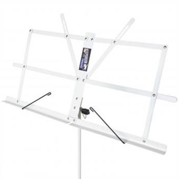 keepdrum MUS2WH Notenständer Weiss mit 2 Magnete