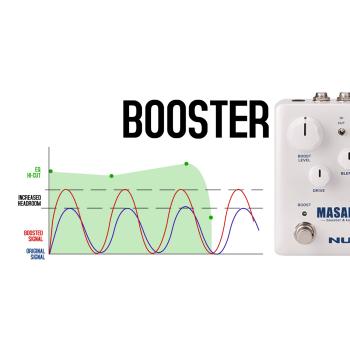 Nux Masamune Booster und Kompressor mit Kabel