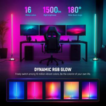 Neewer Dauerlicht NF01 Stablicht RGB Smart-Standleuchte mit Tuch