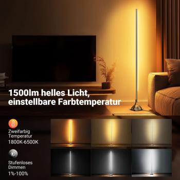 Neewer Dauerlicht NF01 Stablicht RGB Smart-Standleuchte mit Tuch