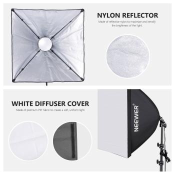 Neewer Dauerlicht NK200 Softbox Beleuchtungs-Set