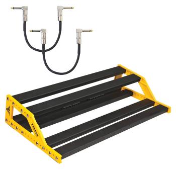 Nux NPB-M Bumblebee Pedalboard mit 2x Patchkabel