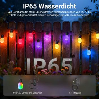 Neewer LED-Lichterkette NR01-30 mit App-Steuerung 30m