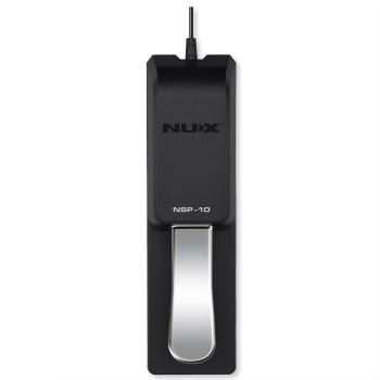 Nux Sustain Pedal NSP-10 für Keyboards und E-Piano mit Kopfhörer