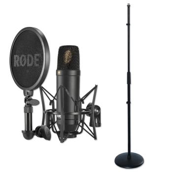 Rode Mikrofon NT1-Kit Studio-Mikrofon mit geradem Stativ