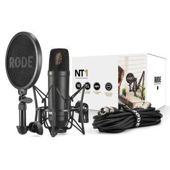 Rode Mikrofon NT1-Kit Studio-Kondensatormikrofon mit Spinne