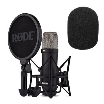 Rode NT1 Signature Black Mikrofon mit Popschutz