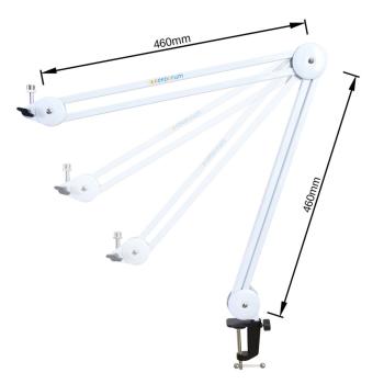 Rode Mikrofon NT1 Signature Orange mit Gelenkarm Weiss