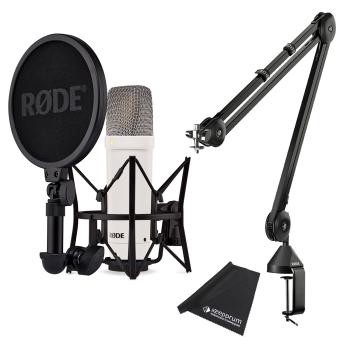 Rode NT1 Signature Weiss Mikrofon mit PSA-1 Gelenkarm
