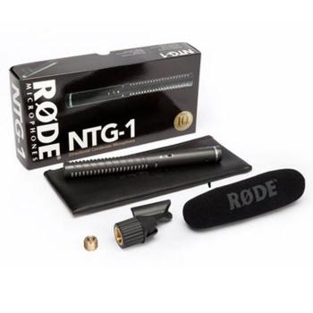Rode NTG-1 Richtmikrofon mit WS6 Fell-Windschutz