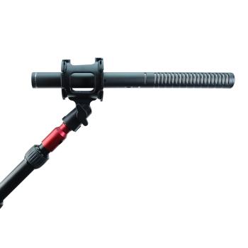 Rode Mikrofon NTG-2 mit keepdrum Boompole
