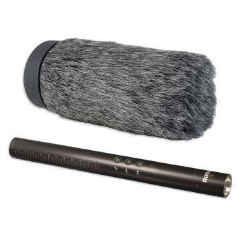 Rode Mikrofon NTG-4 Richtmikrofon mit keepdrum Fell-Windschutz