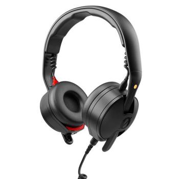 Rode Kopfhörer NTH-50 mit Headset-Mikrofon und Tuch