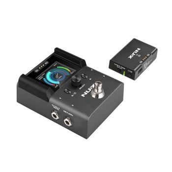 Nux Gitarrensender B-8 Drahtlos-System mit Stimmgerät und Booster