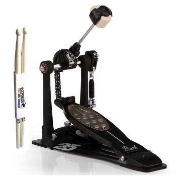 Pearl Fußmaschine P-2050C/B Eliminator Limited Edition mit Schlagzeugstöcke 1 Paar