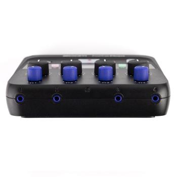 Zoom Audio-Recorder PodTrak P4next Mixer mit Bluetooth Adapter und Tuch