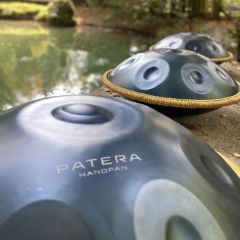 Patera Handpan HPDM-4 D-Amara mit Handpan-Ständer