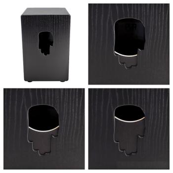 Pur Cajon PC4499L Vision Pro HiHat Black and Gold