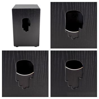 Pur Cajon PC4499R Vision Pro HiHat Black and Gold