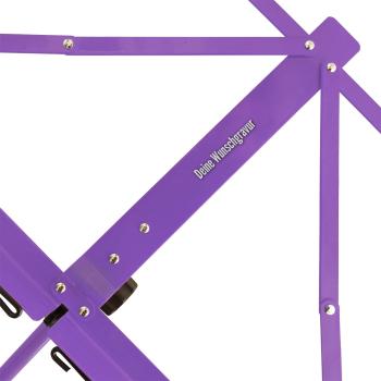 keepdrum MUS3FL Notenständer Lila mit personalisierter Gravur