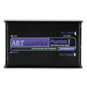 ART Phantomspeisung Phantom I 1-Kanal 48V mit XLR-Kabel