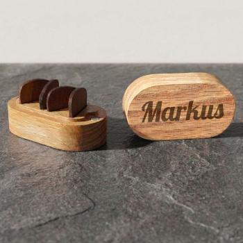 keepdrum Plektrum-Box inkl Gitarren Picks mit personalisierter Gravur