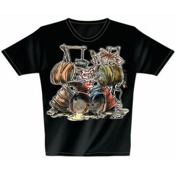 Rock You Drummer Schlagzeug T-Shirt Drum Pig Größe XXL