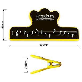 K-M Notenpult 12179 Orchester Notenständer mit Notenklammer
