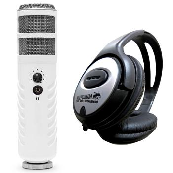 Rode Podcaster MKII USB Mikrofon mit Kopfhörer