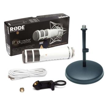 Rode Podcaster MKII USB Mikrofon mit Tischstativ
