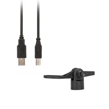 Rode Podcaster USB-Mikrofon mit keepdrum Mikrofon-Spinne Schwarz