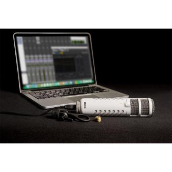 Rode Podcaster USB-Mikrofon mit keepdrum Mikrofon-Spinne Schwarz