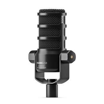 Rode Mikrofon Podmic USB mit DS-3 Tisch-Stativ und Tuch