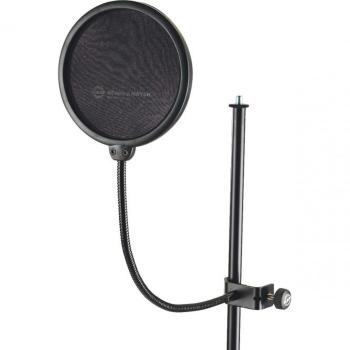 K&M 23956 Popschutz Popkiller 130mm, schwarz