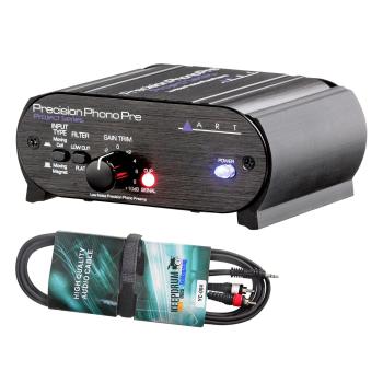 ART Precision Phono Vorverstärker mit Audiokabel