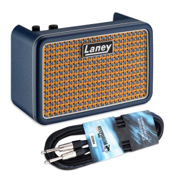 Laney Verstärker Prism Mini Gitarrenverstärker Blau mit Kabel