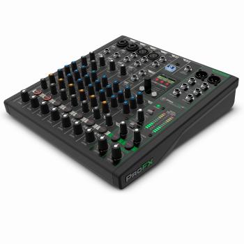 Mackie Mischpult ProFX10V3+ Analogmixer mit 2x XLR-Kabel