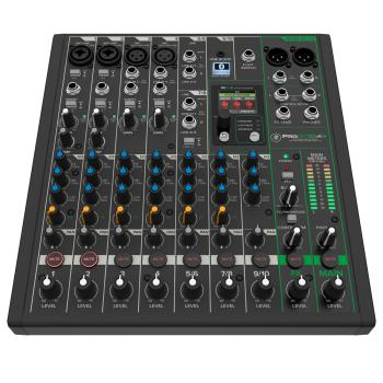 Mackie Mischpult ProFX10V3+ Analogmixer mit 2x XLR-Kabel